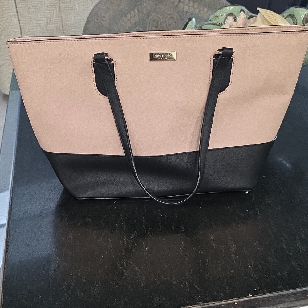 Kate Spade Black and Cream Tote Bag